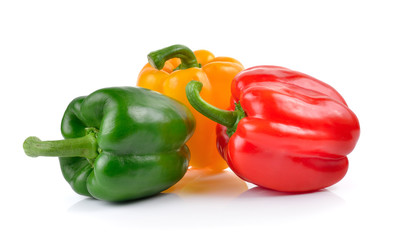  pepper on white background