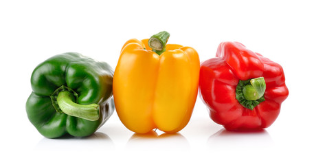  pepper on white background