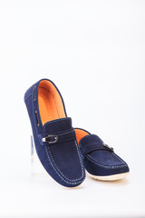 Men's shoes on a white background