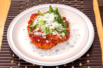 Pambazo mexican sandwich