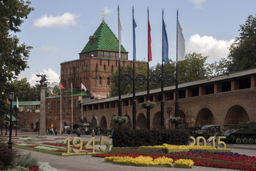 Fototapeta premium Территория Нижегородского кремля.