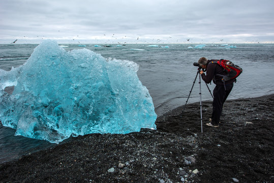 Jokulsarlon, glacier lagoon, Iceland