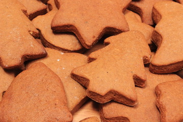 Fresh baked homemade Christmas cookies