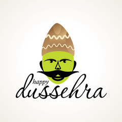 creative dussehra hindu religion festival concept 
