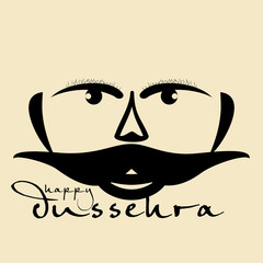 creative dussehra hindu religion festival concept 