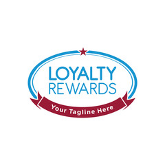 Loyalty Rewards Badge Stars Logo emblem modern