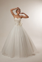 Naklejka premium Klasyczna panna młoda