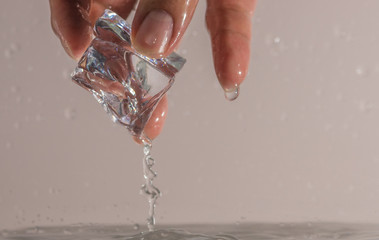 Picking ice cube