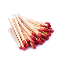 Match isolated on white background