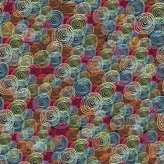 Naklejka premium Seamless pattern with abstract elements.