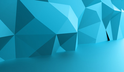 Obraz premium Triangle background concept rendered