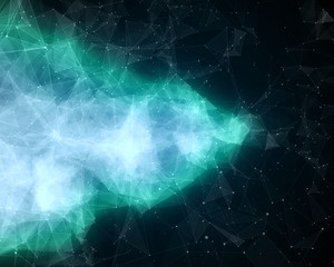 Abstract nebula in space