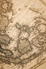 Fototapeta na wymiar アンティークの世界地図