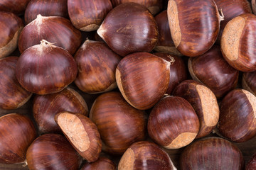 Raw chestnuts