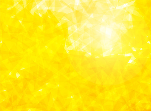 yellow triangular background
