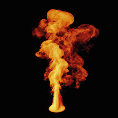 Vector illustration of fire explosion