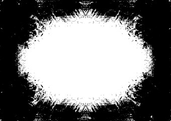 Grunge Black and White Distress Texture. Vector Illustration.