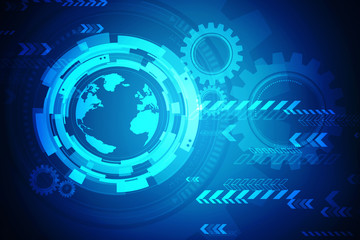 Digital Abstract Business background