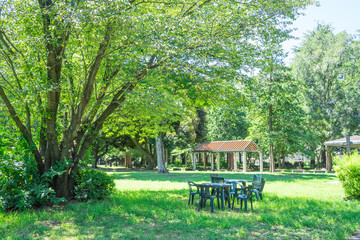 Rest station of Kinuta Park