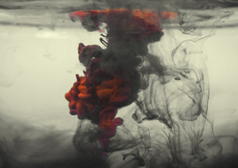 Red Ink In Black Smoke