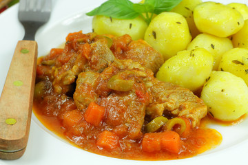 sauté de porc à la provençale 25092015