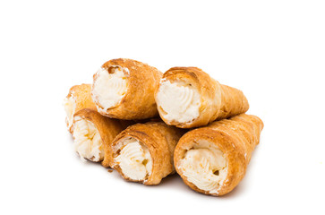 rolls with cream