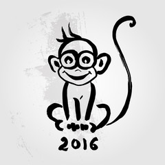 Chinese zodiac Monkey. 