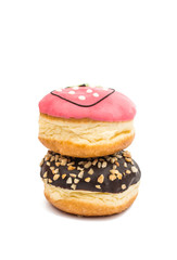 Colorful delicious donuts