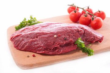raw beef