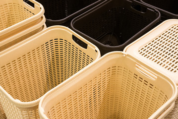  stack of plastic bucket