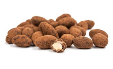 almonds in chocolate