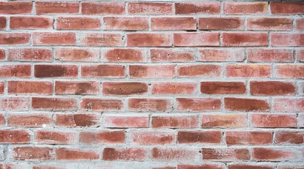 Brick wall brown red background