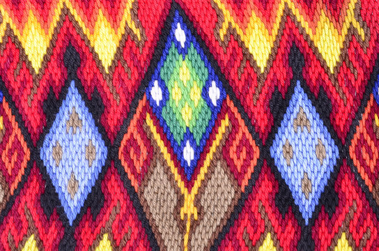 Bulgarian embroidery  seamless decorative traditional national design pattern .