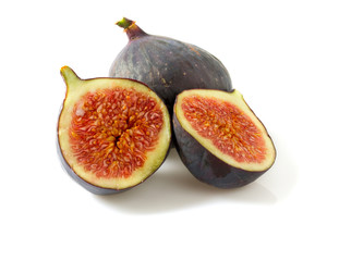 figs isolated on white