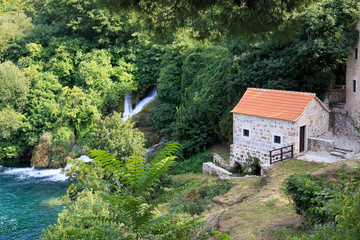 Fototapeta na wymiar Nationalpark Krka, Kroatien