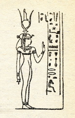 Fototapeta premium Isis, Egyptian goddess
