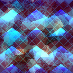 Abstract geometric background with a grunge texture.