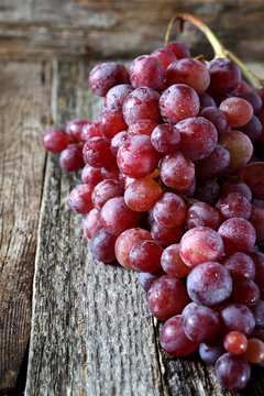 Bunch Of Red Grapes