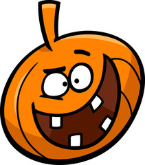 halloween pumpkin cartoon illustration
