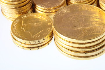 Lot of Gold coins for saving