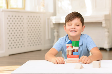 Little boy having fun 