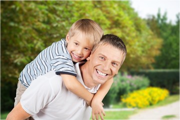 Fototapeta premium Father and Son.