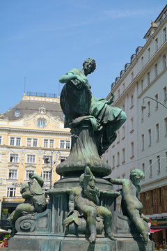 Donner Fountain, Vienna, Austria