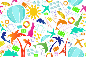 seamless pattern traveling