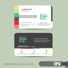 business card template,Vector illustration