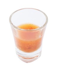 Thai Spicy and Sour Sauce on White Background