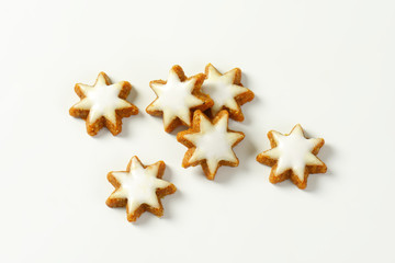 Fototapeta na wymiar Cinnamon star cookies