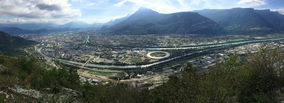 Grenoble, Panoramic banner of the scientific area