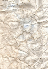 Texture of crumpled paper