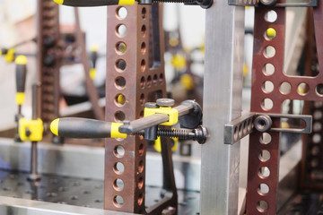 The image of metal-working machine